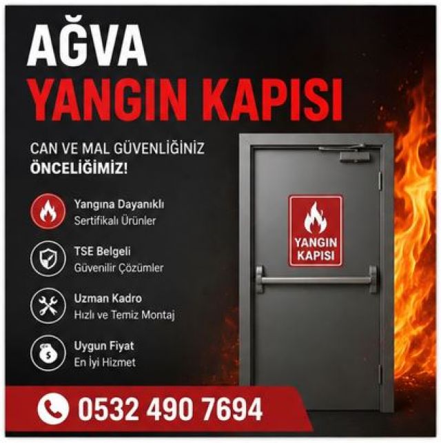 Ağva Ekonomik Yangın Kapısı Satışı