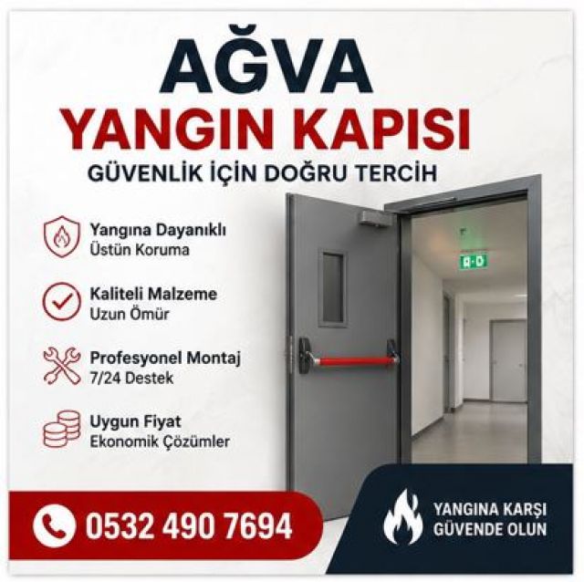 Ağva Sertifikalı Ucuz Yangın Kapısı